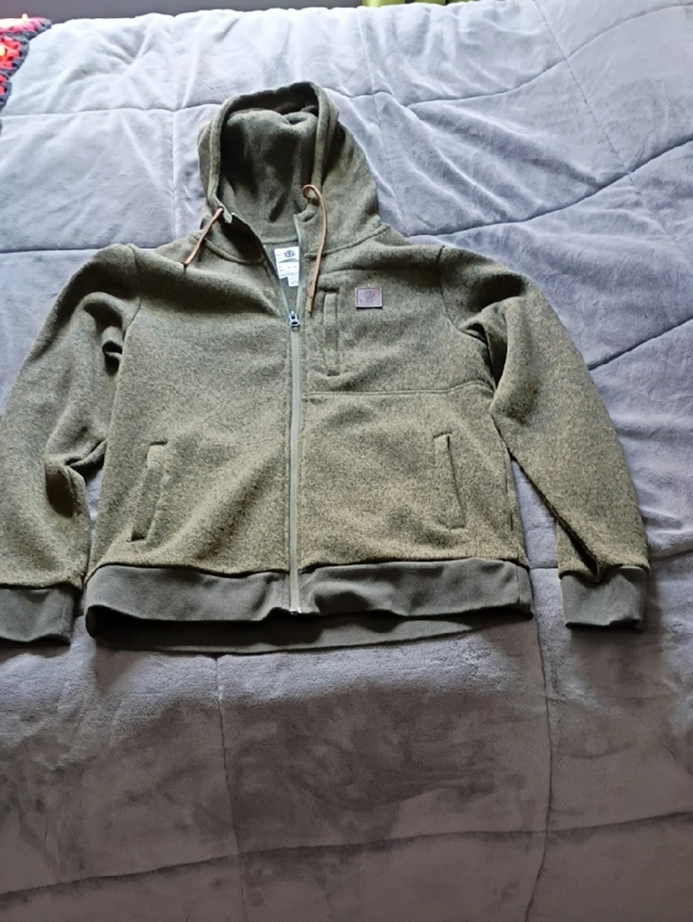 Element Olive Green Full-Zip Hoodie